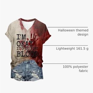 Halloween Themed Graphic T-Shirt